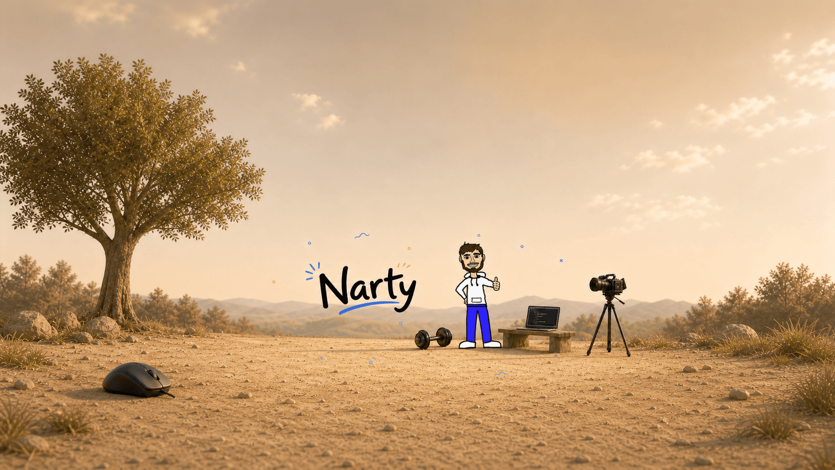 landing background